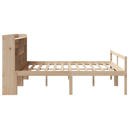 Letto Libreria senza Materasso 180x200 cm in Legno di Pino