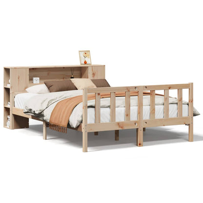 Letto Libreria senza Materasso 120x190cm Legno Massello di Pino