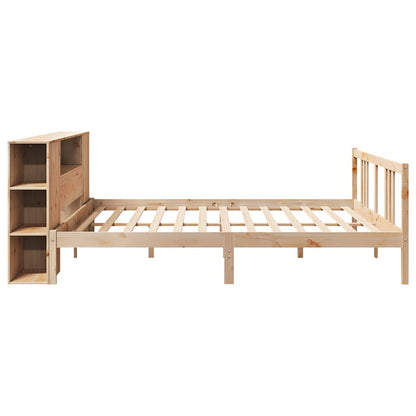 Letto Libreria senza Materasso 180x200 cm in Legno di Pino