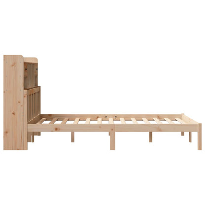 Letto Libreria senza Materasso 135x190 cm in Legno di Pino