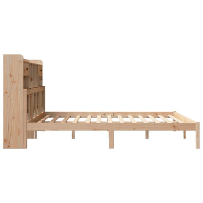Letto Libreria senza Materasso 180x200 cm in Legno di Pino