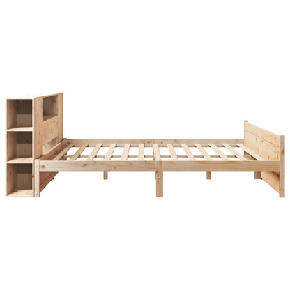 Letto Libreria senza Materasso 180x200 cm in Legno di Pino