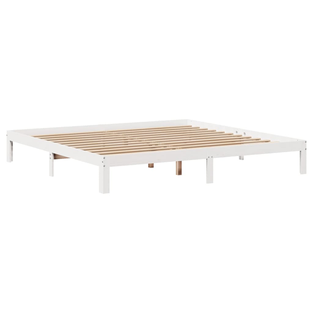 Giroletto con Libreria senza Materasso 180x200 cm in Legno Pino