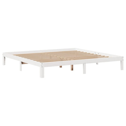 Giroletto con Libreria senza Materasso 180x200 cm in Legno Pino
