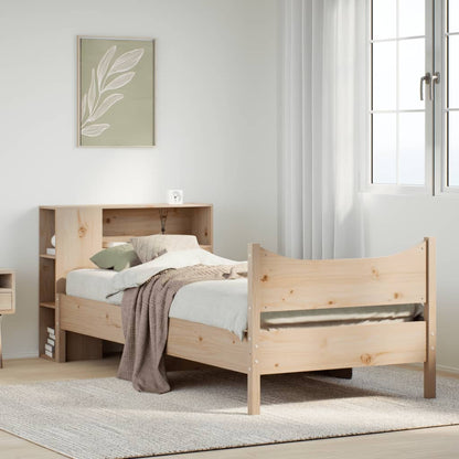 Giroletto senza Materasso 90x200 cm in Legno Massello di Pino