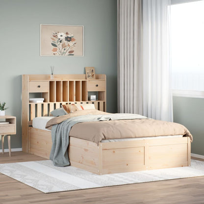 Letto senza Materasso 135x190 cm in Legno Massello di Pino