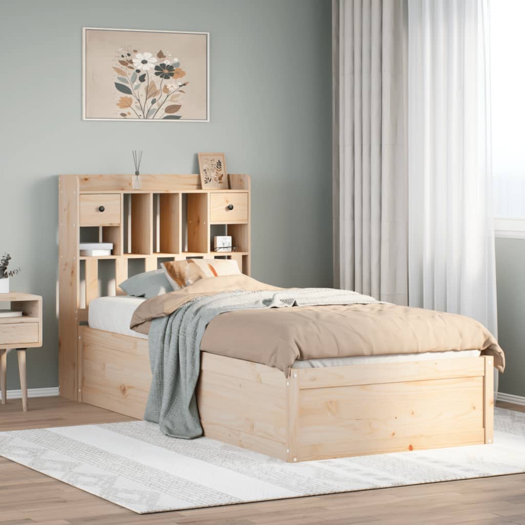 Giroletto senza Materasso 75x190 cm in Legno Massello di Pino