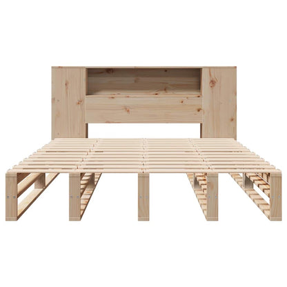 Letto Libreria senza Materasso 120x190 cm in Legno Massello