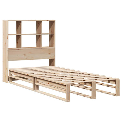 Letto Libreria senza Materasso 90x190 cm Legno Massello
