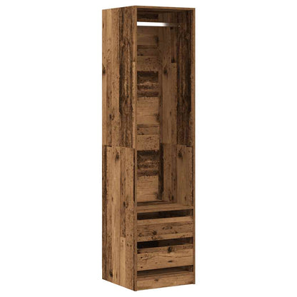 Armadio Legno Antico 50x50x200 cm in Legno Multistrato