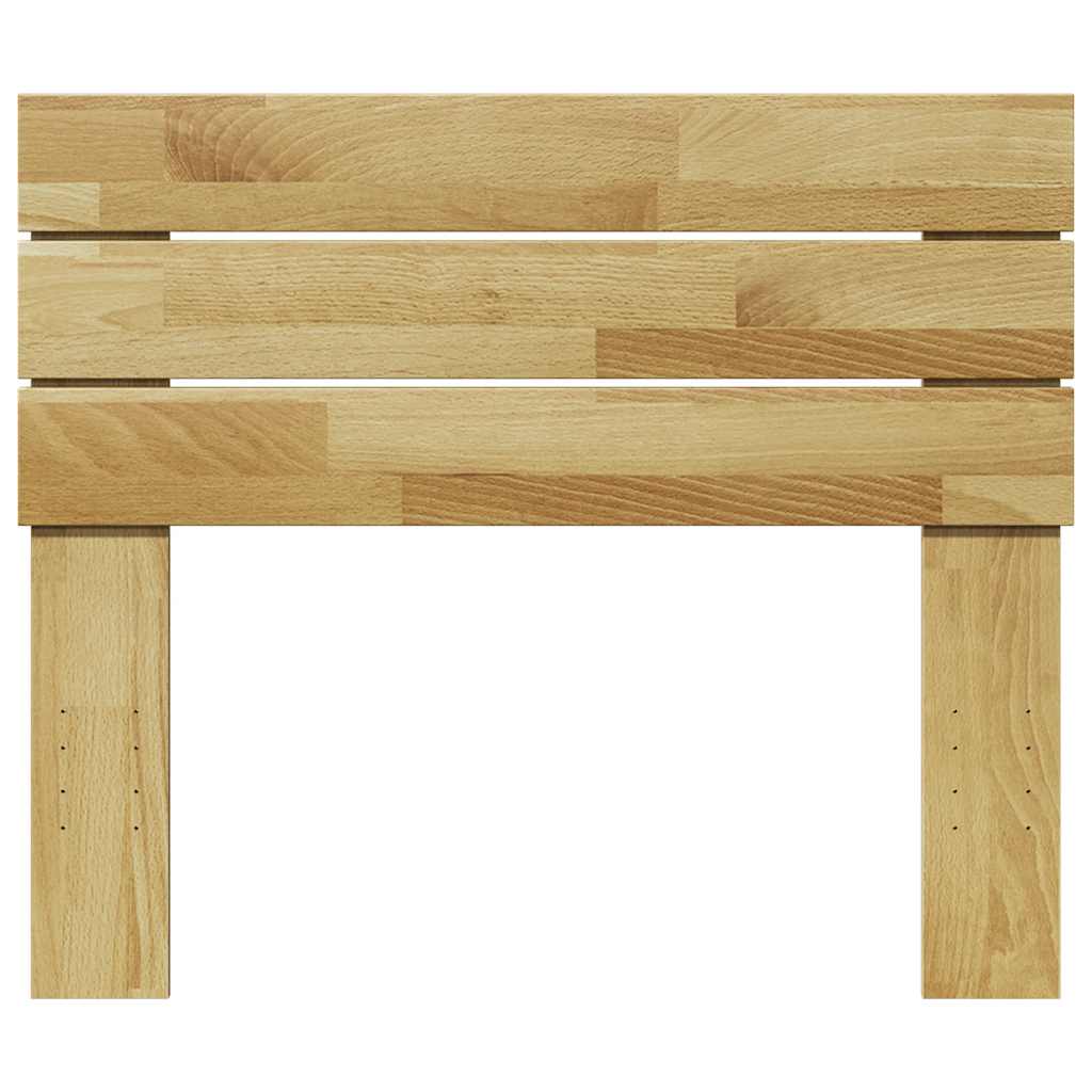 Testiera 90 cm in Legno Massello di Rovere