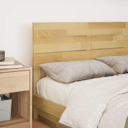 Testiera 120 cm in Legno Massello di Rovere