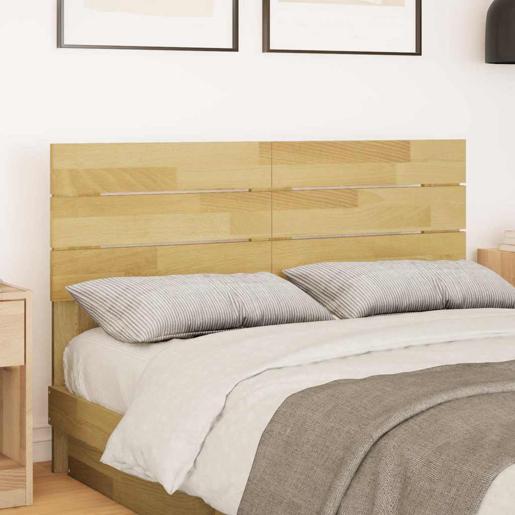 Testiera 120 cm in Legno Massello di Rovere