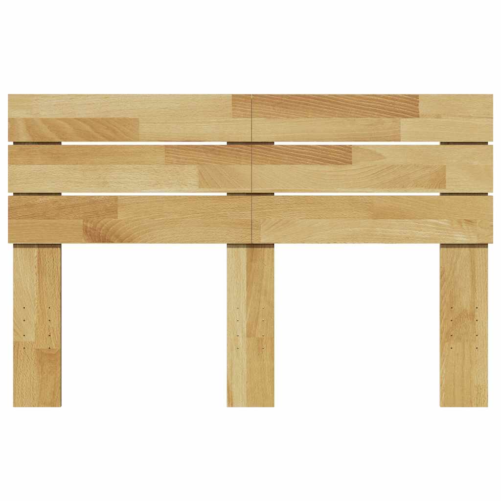 Testiera 120 cm in Legno Massello di Rovere