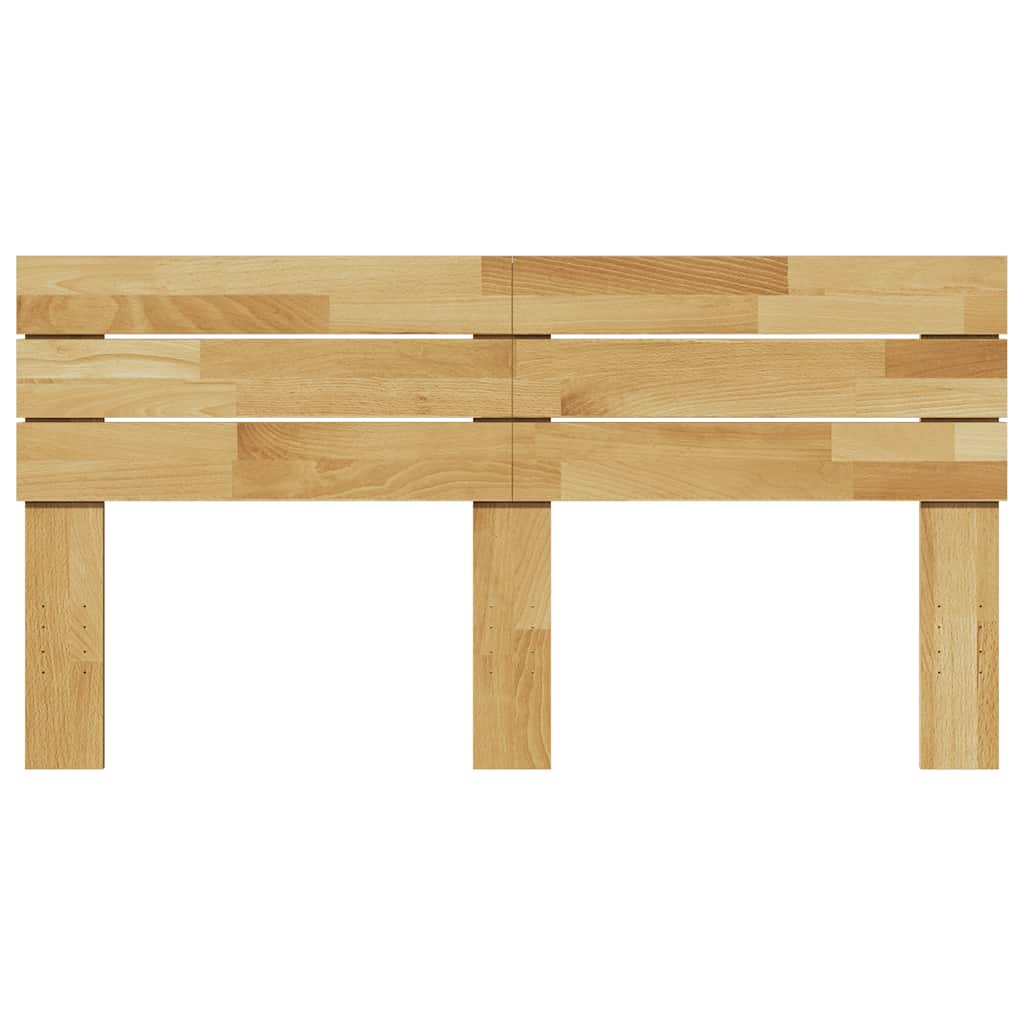 Testiera 135 cm in Legno Massello di Rovere