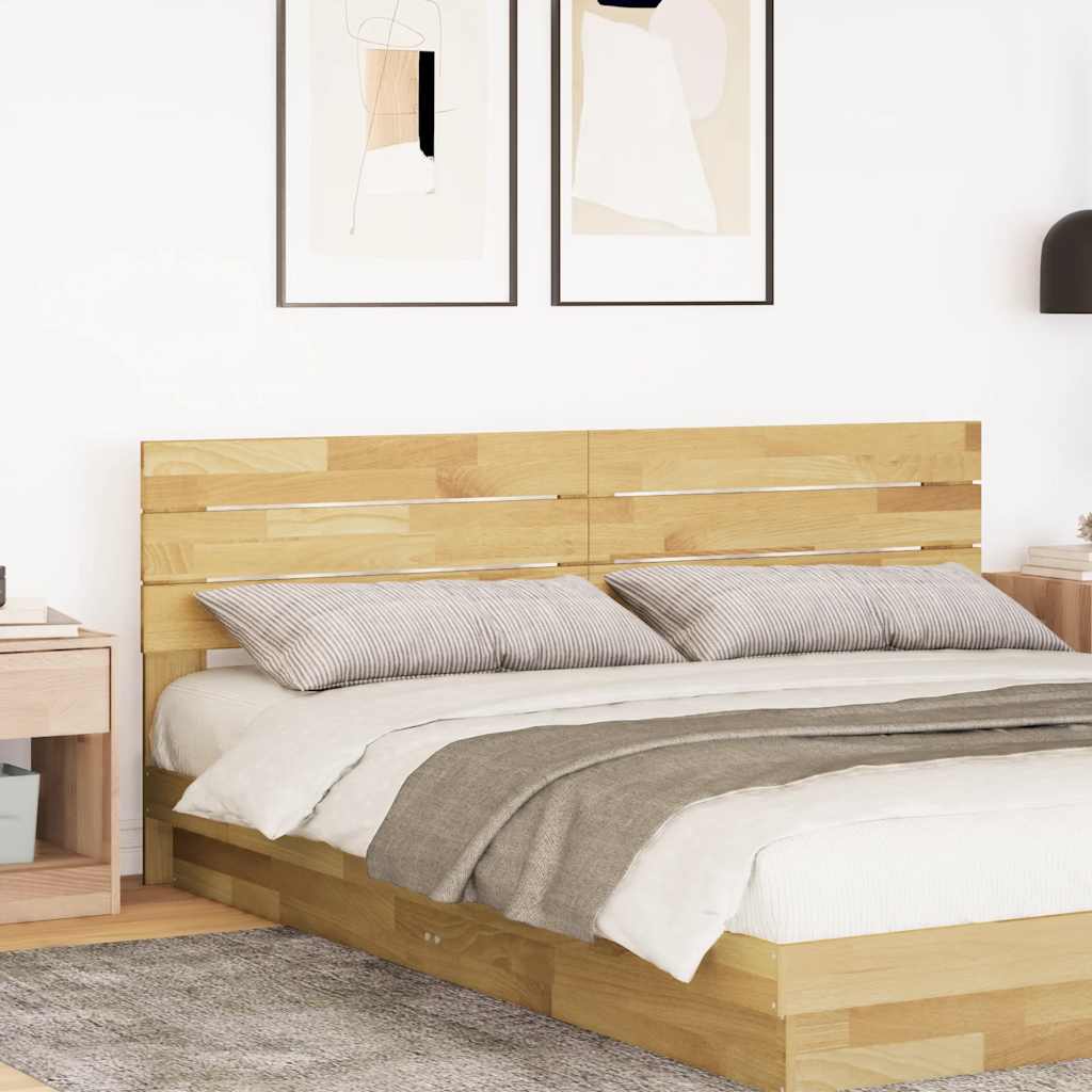 Testiera 180 cm in Legno Massello di Rovere