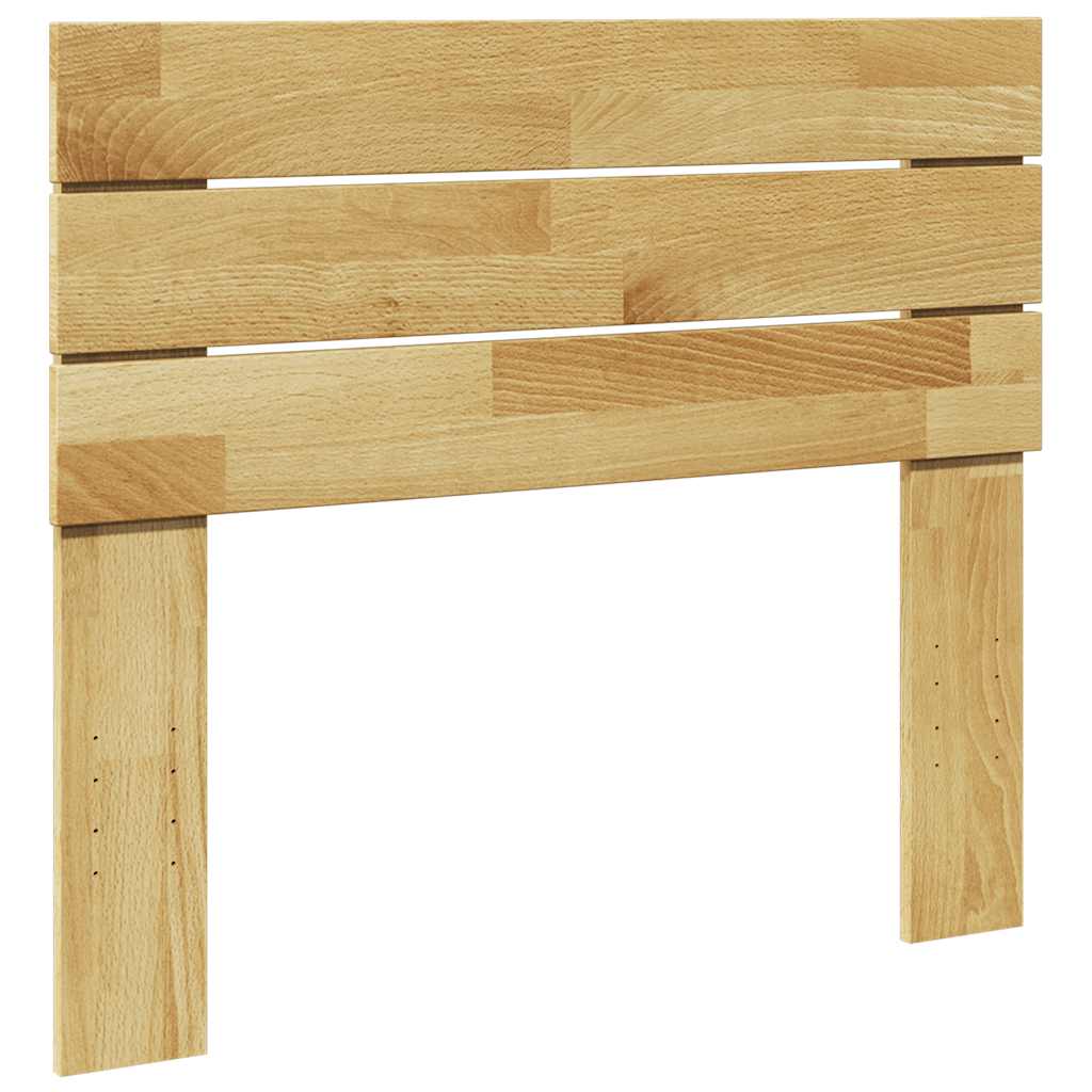 Testiera 80 cm in Legno Massello di Rovere