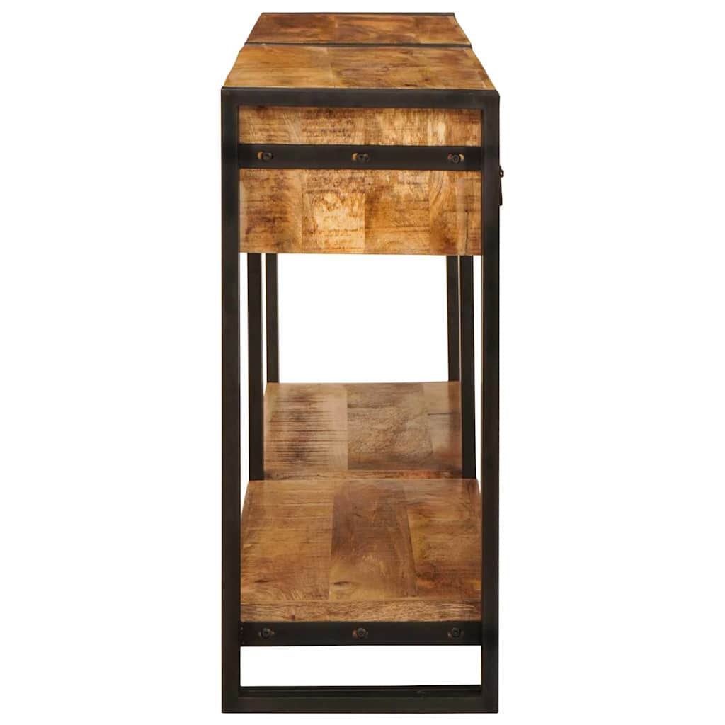 Tavoli consolle 2 pcs Marrone Legno di mango massello