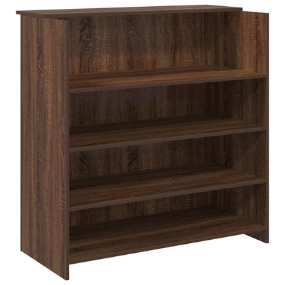 Banco Reception Rovere Marrone 100x50x103,5cm Legno Multistrato