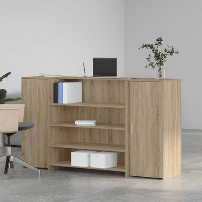 Banco Reception Rovere Sonoma 180x50x103,5 cm Legno Multistrato