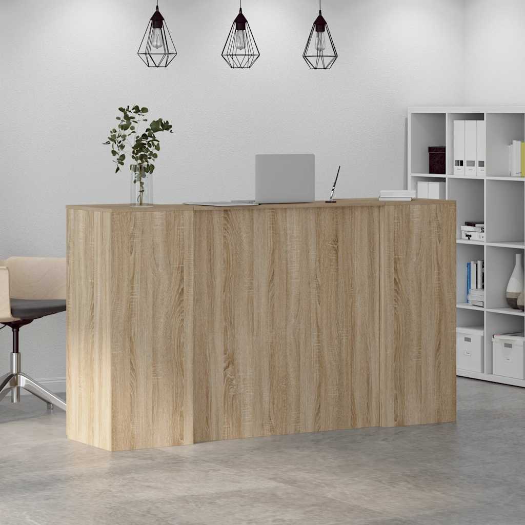 Banco Reception Rovere Sonoma 180x50x103,5 cm Legno Multistrato
