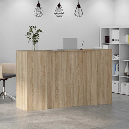 Banco Reception Rovere Sonoma 180x50x103,5 cm Legno Multistrato