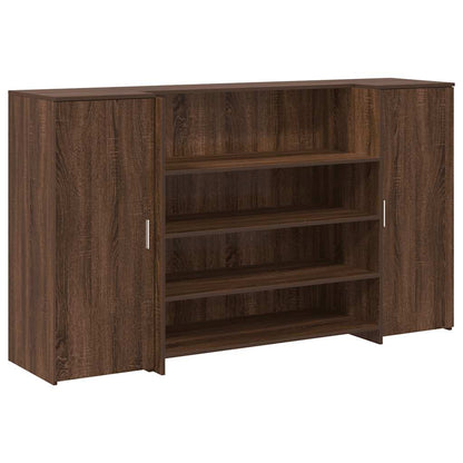 Banco Reception Rovere Marrone 180x50x103,5cm Legno Multistrato