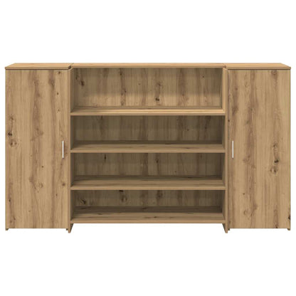 Banco Reception Rovere Artigianale 180x50x103,5cm in Truciolato