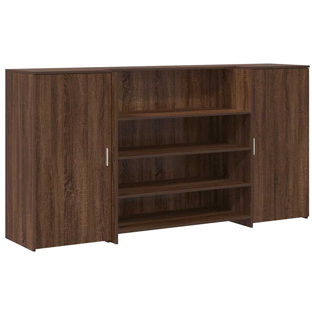 Banco Reception Rovere Marrone 200x50x103,5cm Legno Multistrato