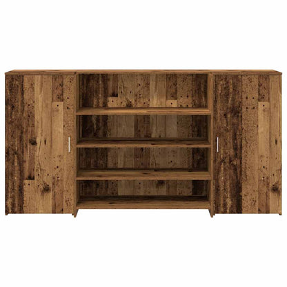 Banco Reception Legno Vecchio 200x50x103,5 cm Legno Multistrato