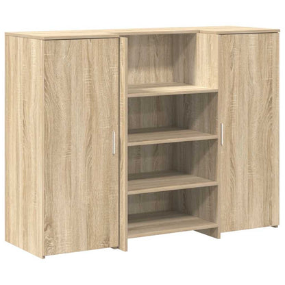Banco Reception Rovere Sonoma 135x50x103,5 cm Legno Multistrato