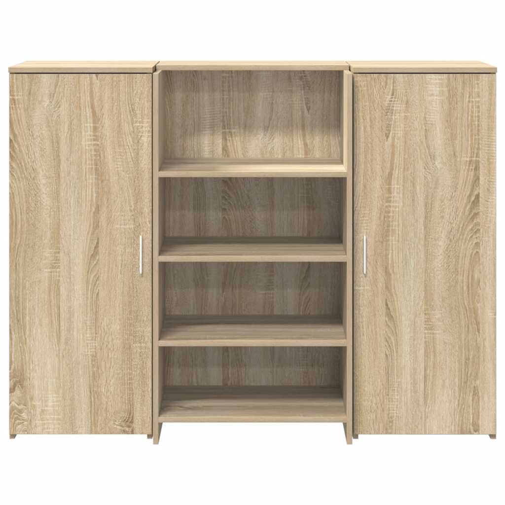 Banco Reception Rovere Sonoma 135x50x103,5 cm Legno Multistrato