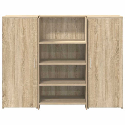 Banco Reception Rovere Sonoma 135x50x103,5 cm Legno Multistrato