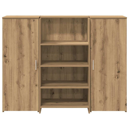 Banco Reception Rovere Artigianale 135x50x103,5cm in Truciolato