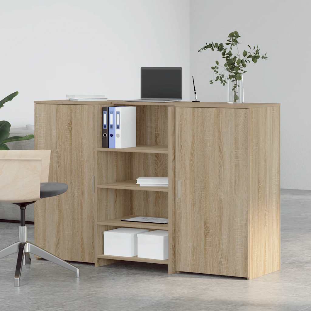 Banco Reception Rovere Sonoma 155x50x103,5 cm Legno Multistrato