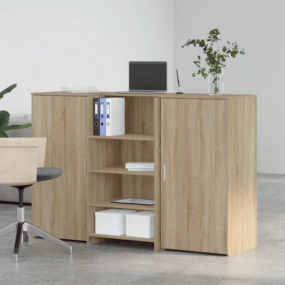 Banco Reception Rovere Sonoma 155x50x103,5 cm Legno Multistrato