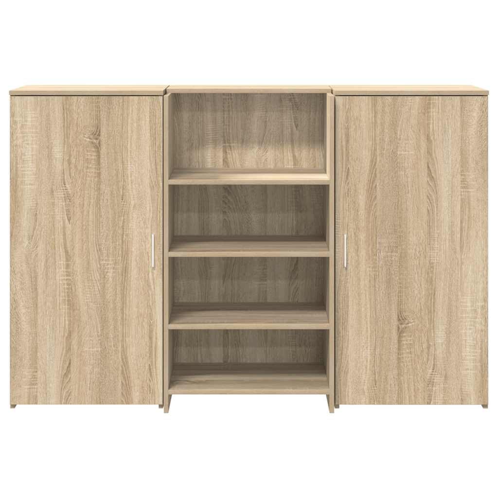 Banco Reception Rovere Sonoma 155x50x103,5 cm Legno Multistrato