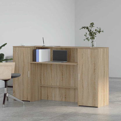 Banco Reception Rovere Sonoma 180x50x103,5 cm Legno Multistrato