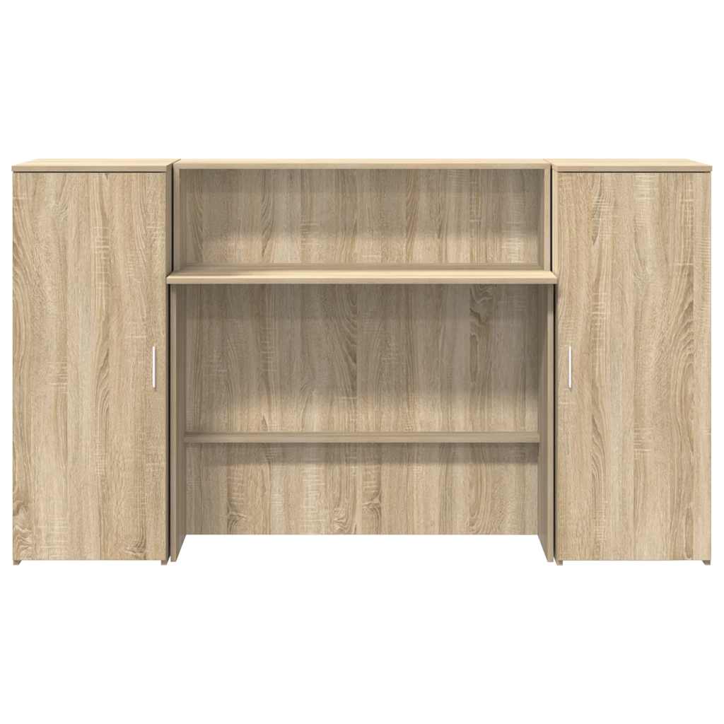 Banco Reception Rovere Sonoma 180x50x103,5 cm Legno Multistrato