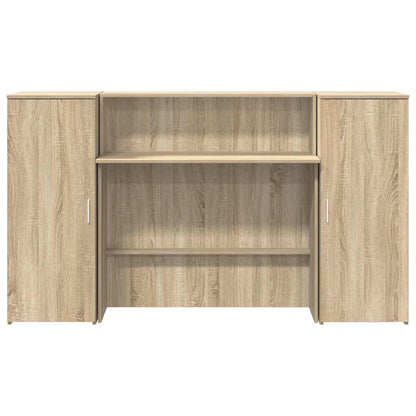 Banco Reception Rovere Sonoma 180x50x103,5 cm Legno Multistrato
