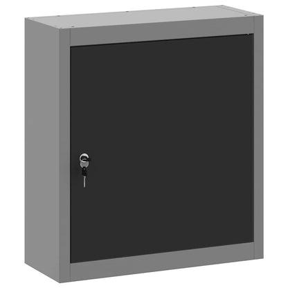 Mobile per attrezzi con blocco Nero e Grigio 50 x 20 x 55 cm