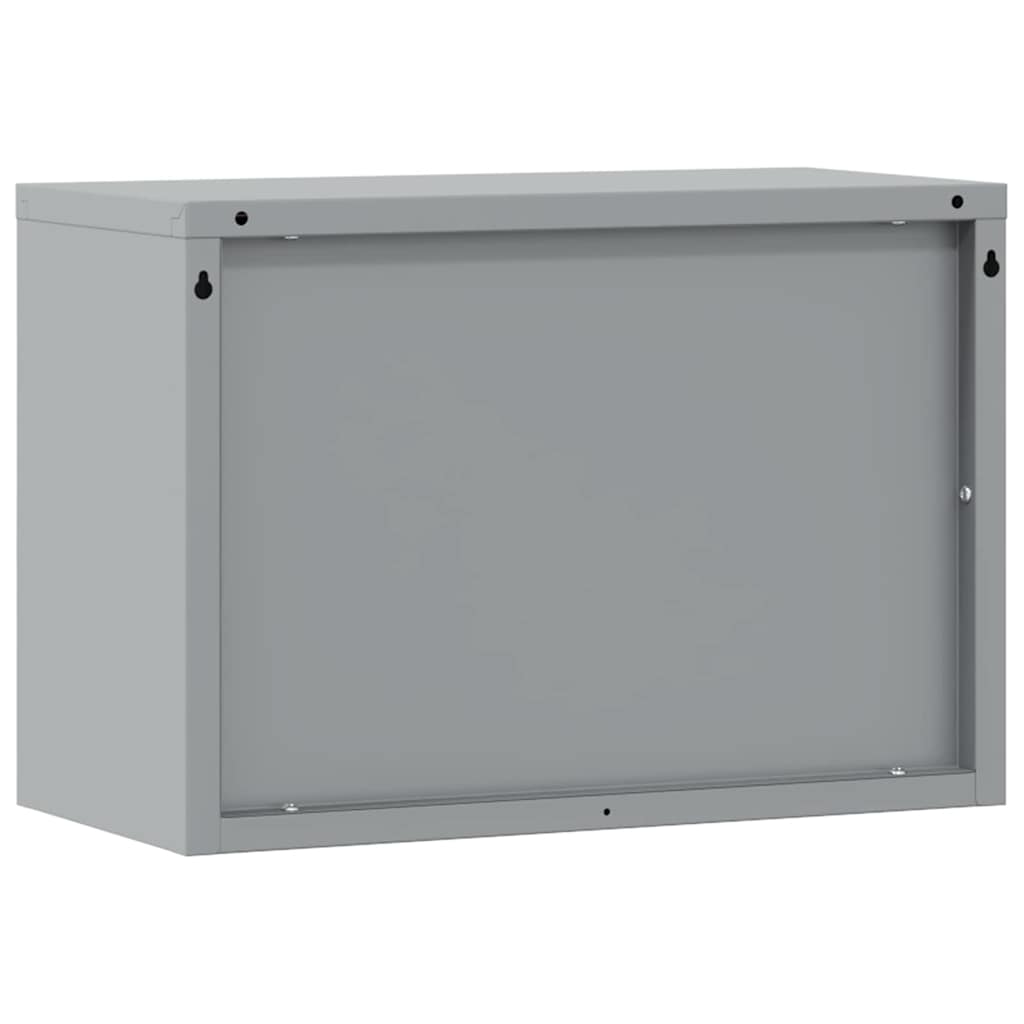 Mobile per attrezzi Nero e Grigio 50 x 25 x 35 cm