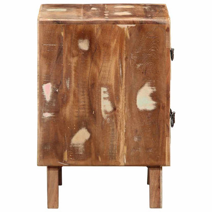Comodino 40x32x46 cm in Legno Massello di Recupero