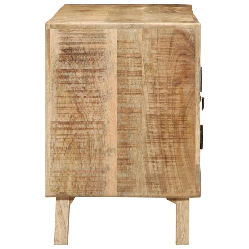 Mobile Porta TV 105x46x32 cm in Massello di Mango Grezzo