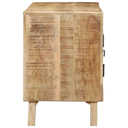 Mobile Porta TV 105x46x32 cm in Massello di Mango Grezzo