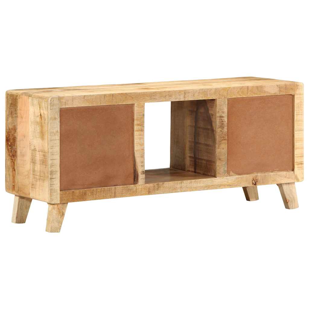 Mobile Porta TV 105x46x32 cm in Massello di Mango Grezzo
