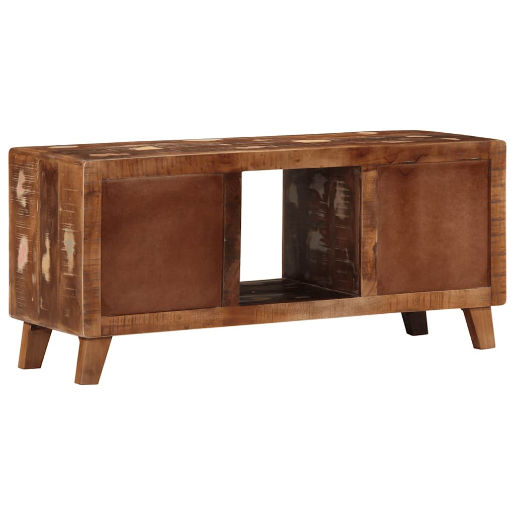 Mobile Porta TV 105x46x32 cm in Legno Massello di Recupero
