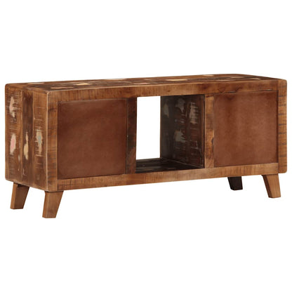 Mobile Porta TV 105x46x32 cm in Legno Massello di Recupero