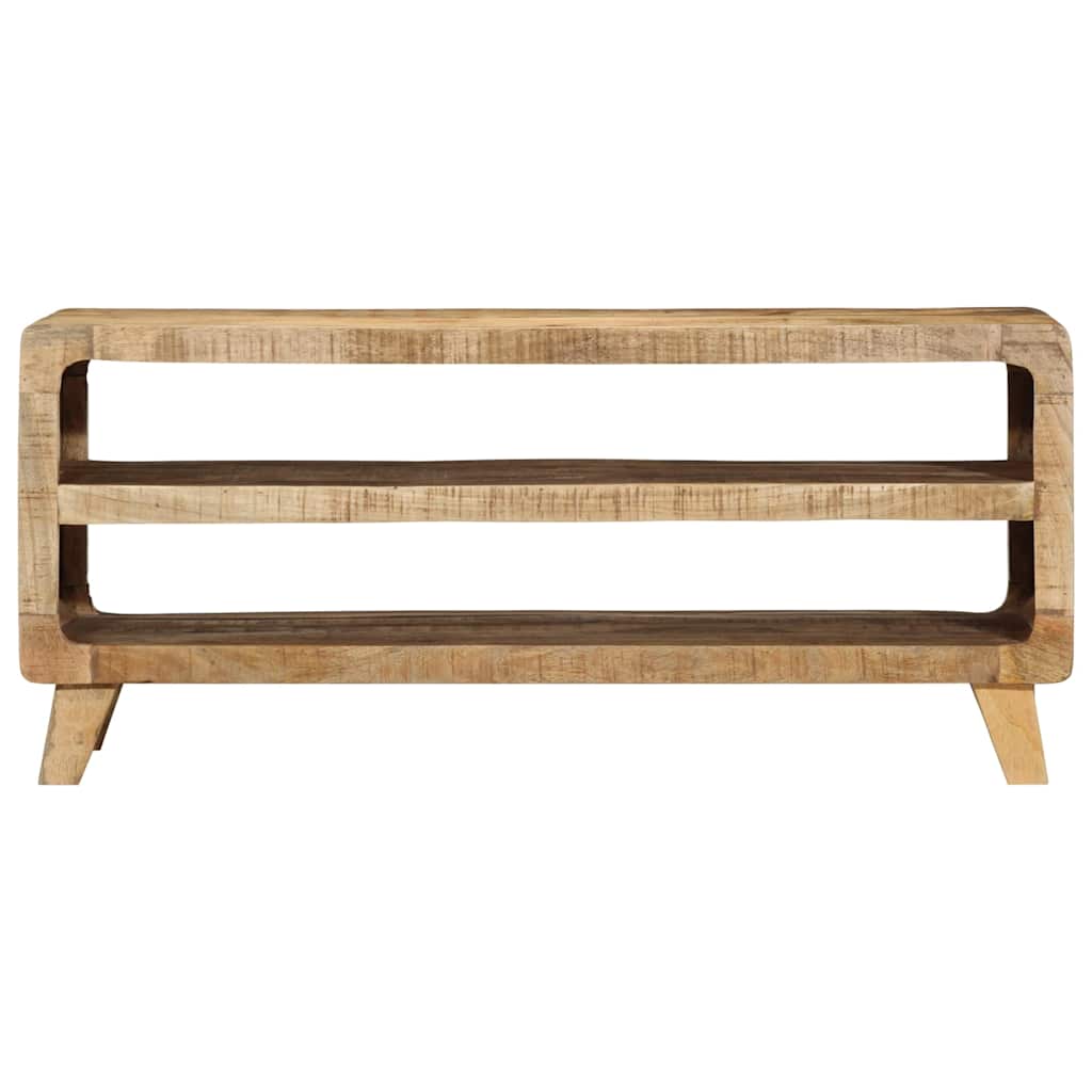 Mobile Porta TV 105x46x32 cm in Massello di Mango Grezzo