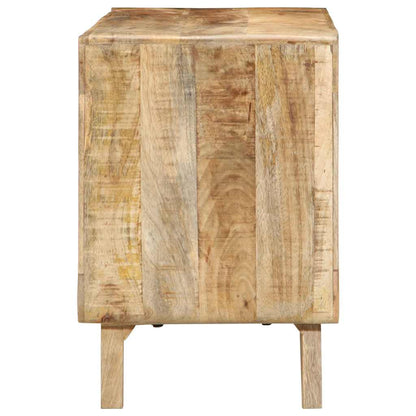 Mobile Porta TV 105x46x32 cm in Massello di Mango Grezzo